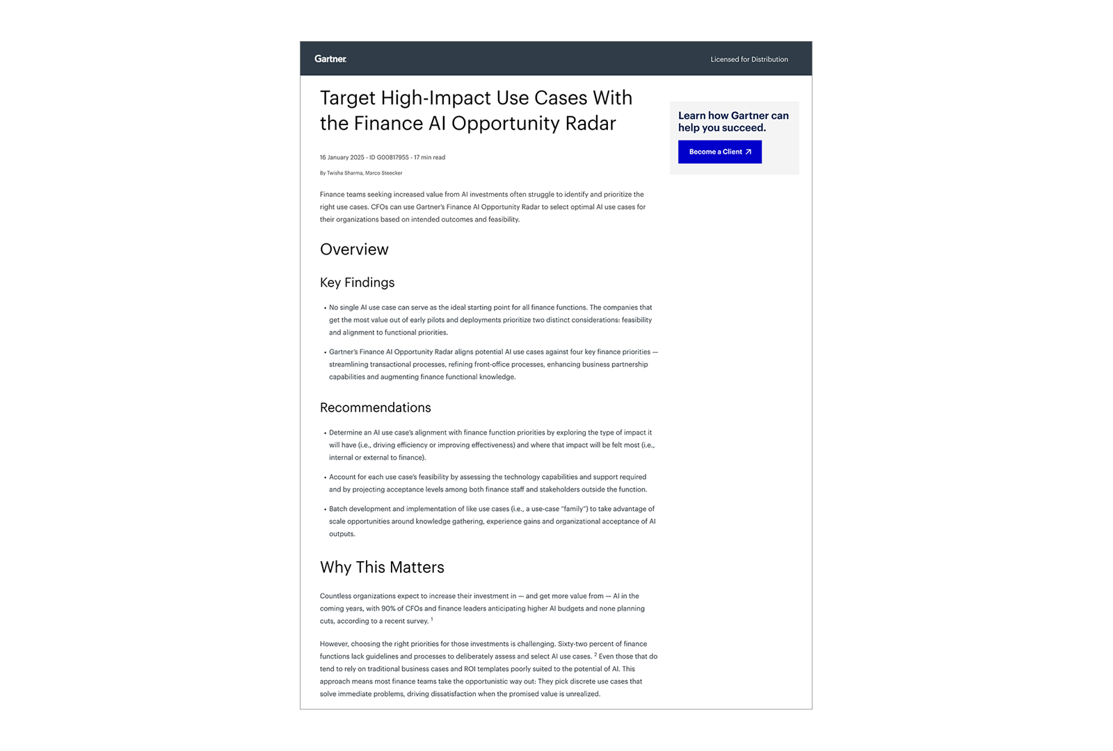 Gartner official report thumbnail Gartner official report thumbnail